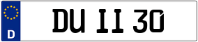 Truck License Plate